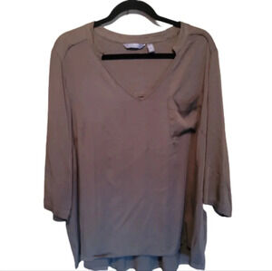 Lisa Rinna Olive Green blouse